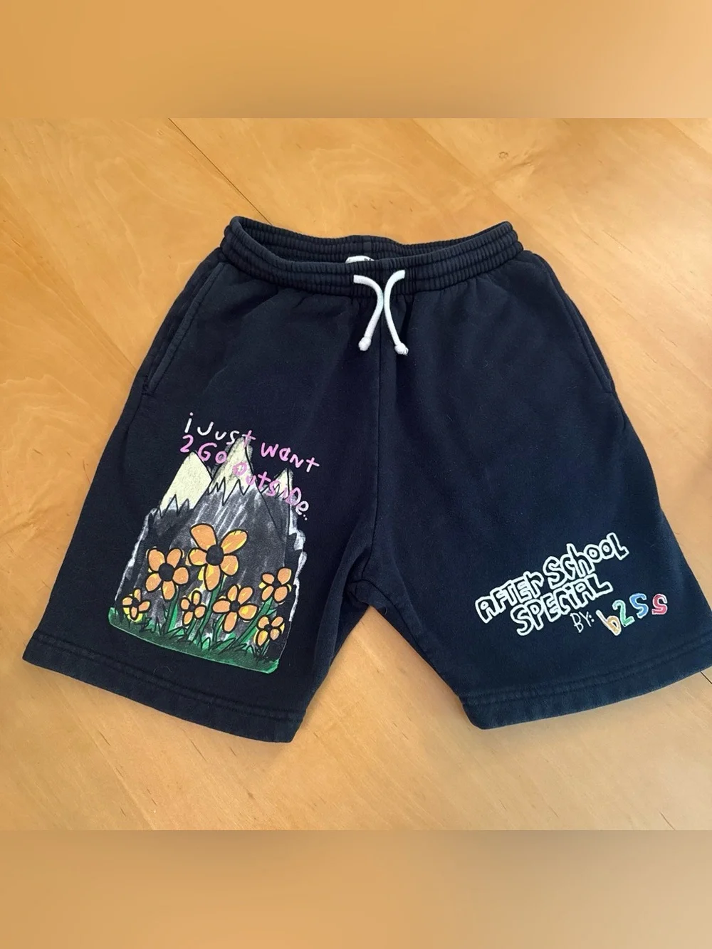 b2Ss After School Special Panic Fleece Sweat Shorts